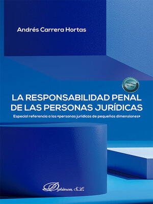 cover image of La responsabilidad penal de las personas jurídicas